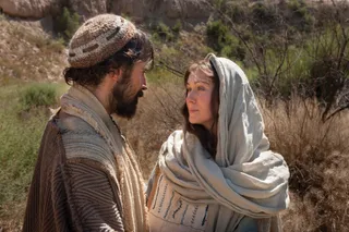 Mary and Joseph travel to Bethlehem to be taxed